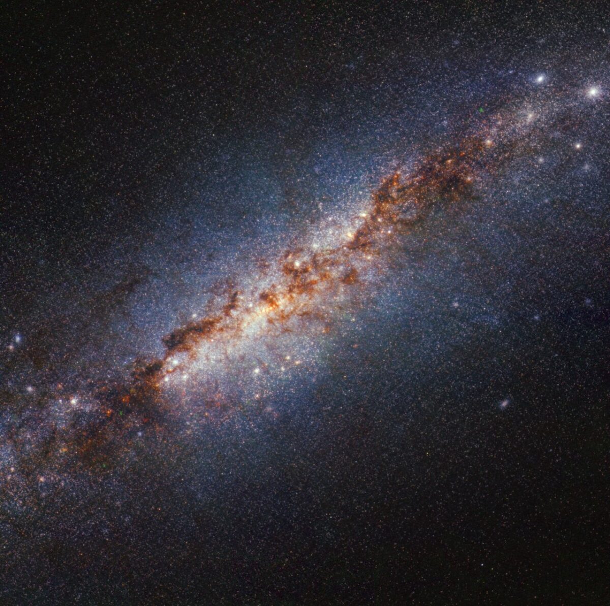 Галактика M82 / © NASA, ESA, CSA, STScI