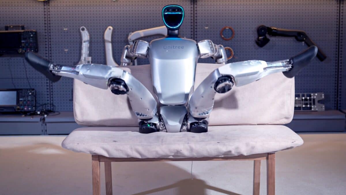 Робот G1 демонстрирует свою гибкость / © Unitree Robotics