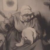 Le Toucher, Honoré Daumier