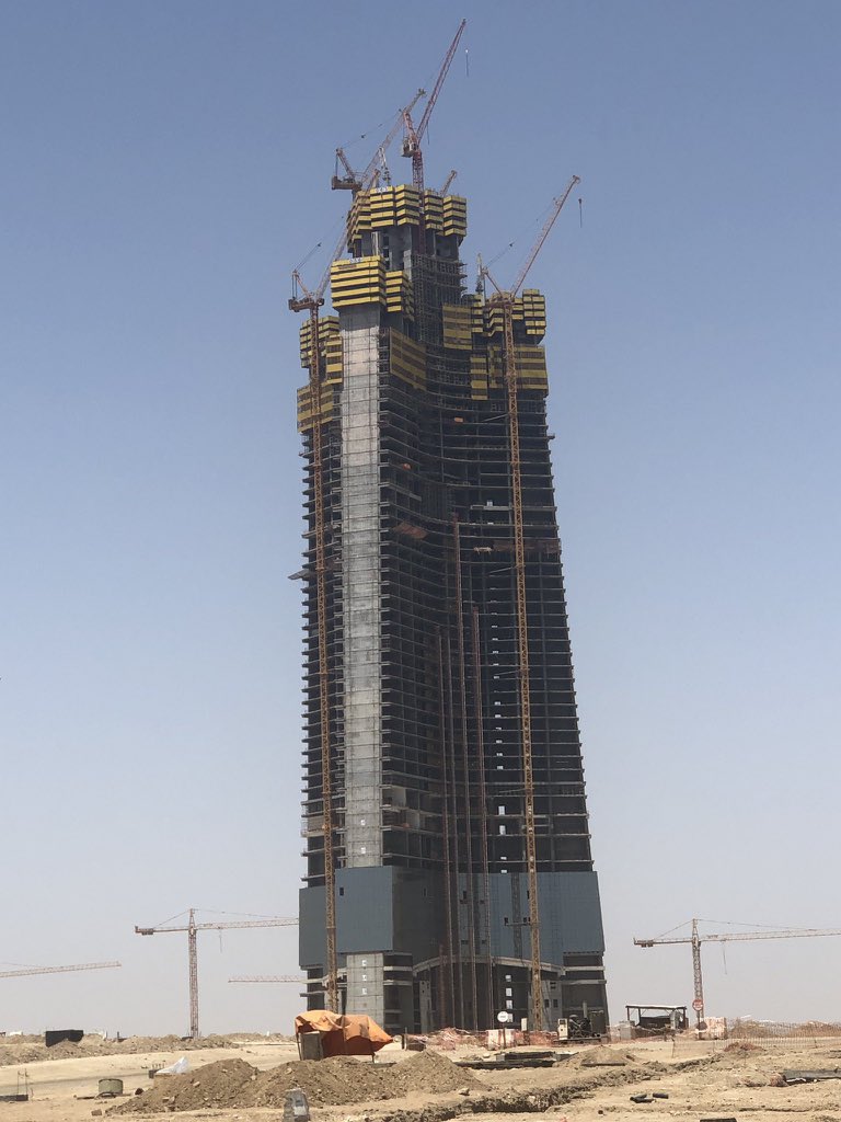 Строительство Jeddah Tower / © SaudiProject
