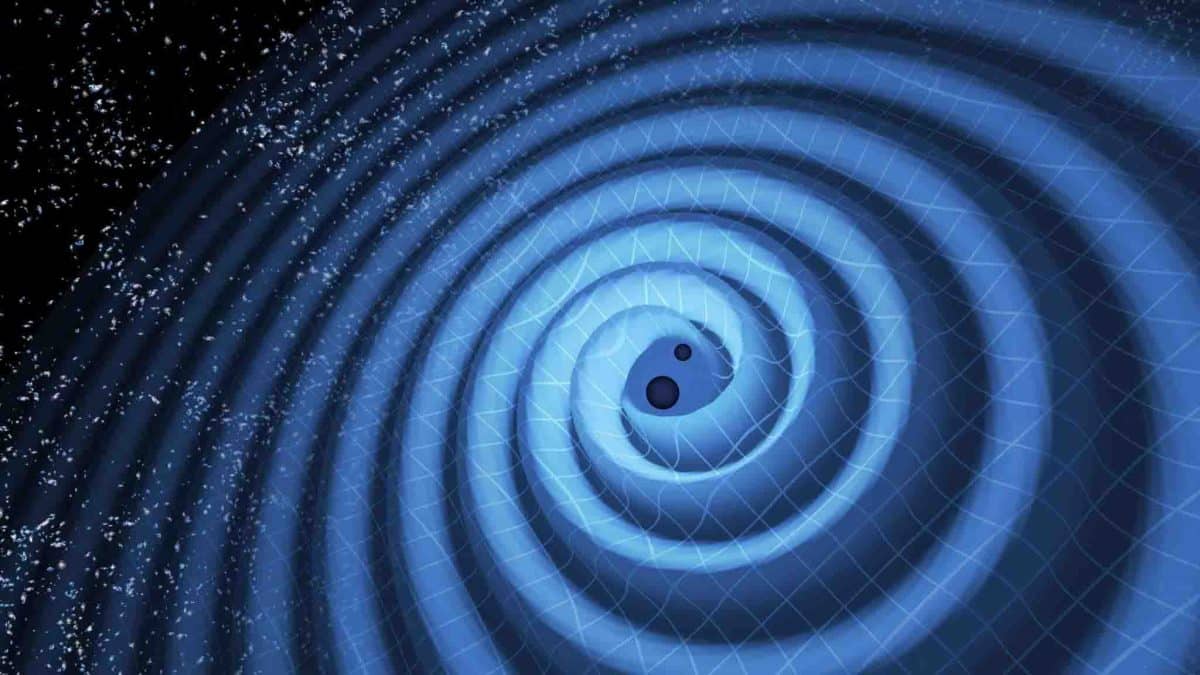 Гравитационные волны высоких частот невозможно уловить современными инструментами (художественное изображение) / © LIGO/T. Pyle