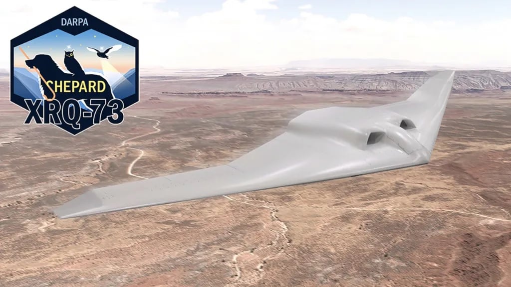 Концепт малозаметного дрона XRQ-73 / © DARPA