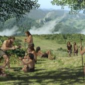 Неандертальцы ухаживают за ребенком с синдромом Дауна