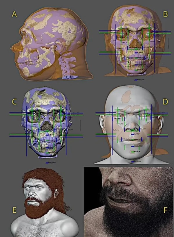 Реконструкция лица одного из первых представителей Homo sapiens / © Cicero Moraes