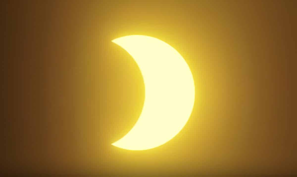 Солнечное затмение / © ESA 