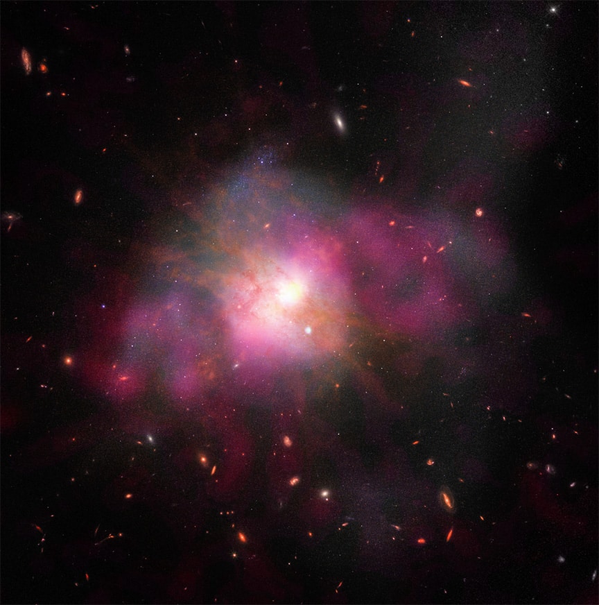 Галактика Arp 220  / © NASA / SAO / CXC
