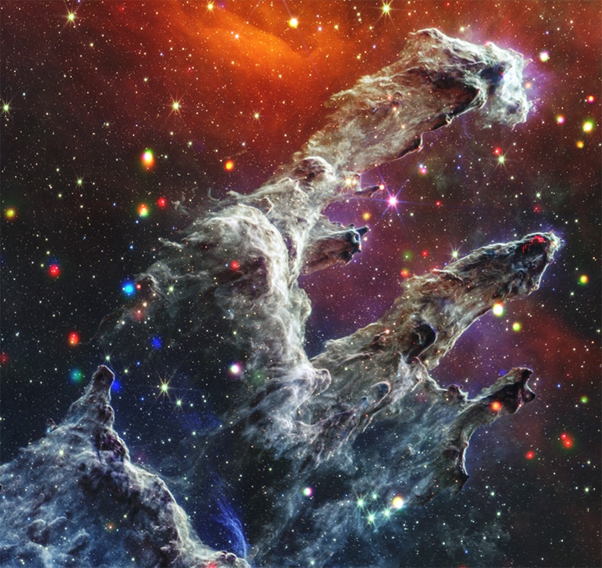 Туманность Орел / © NASA / SAO / CXC