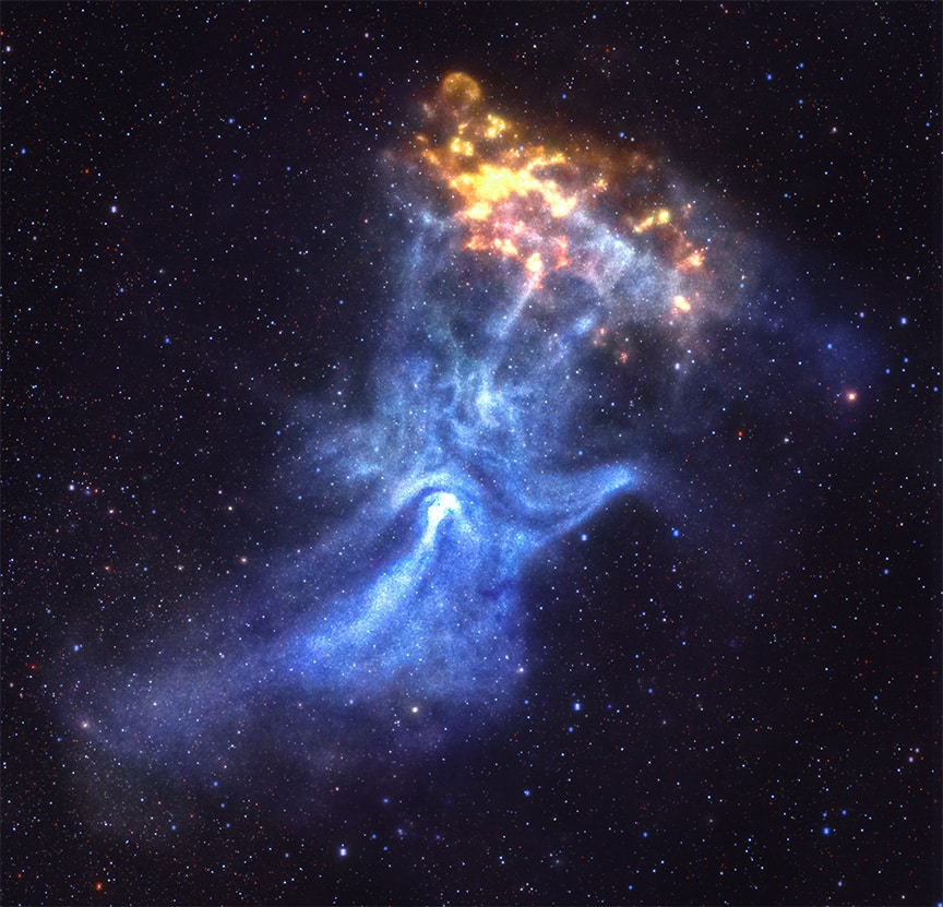 Пульсарная туманность MSH 15-52 / © NASA / SAO / CXC