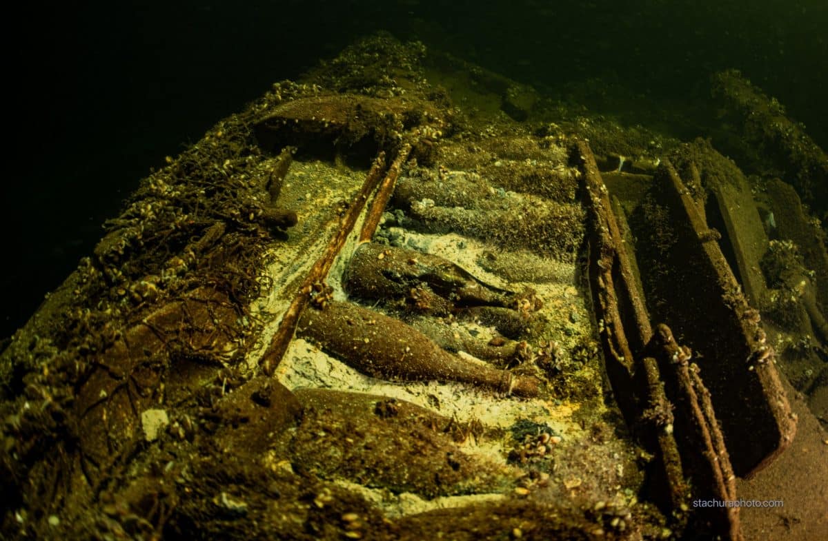 Груз затонувшего парусника у берегов Швеции / © Baltictech