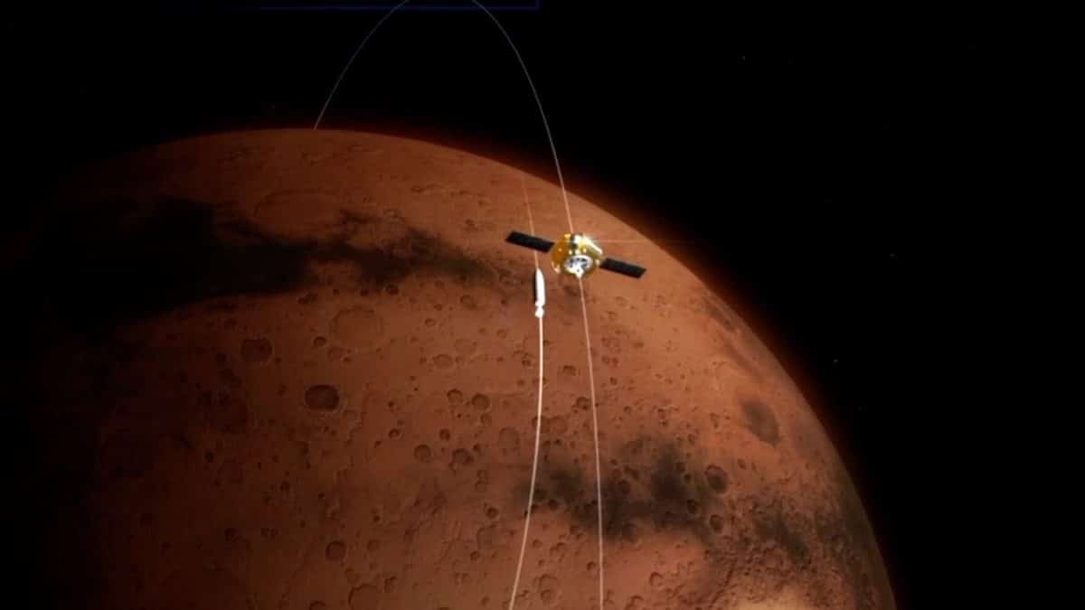 Концепт китайской марсианской миссии / © CGTN  
