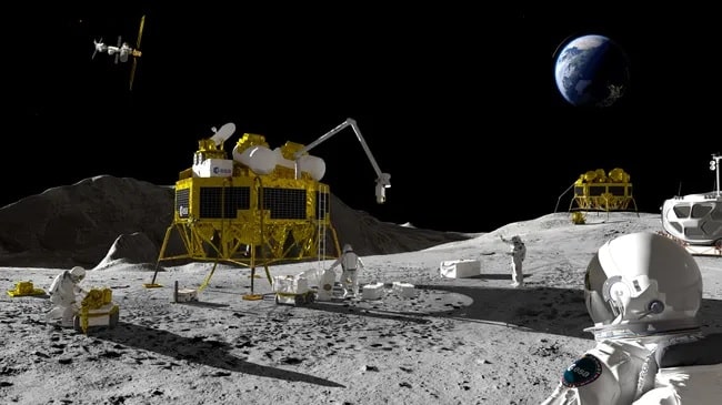 Концепт посадочного модуля «Аргонавт» на Луне / © ESA