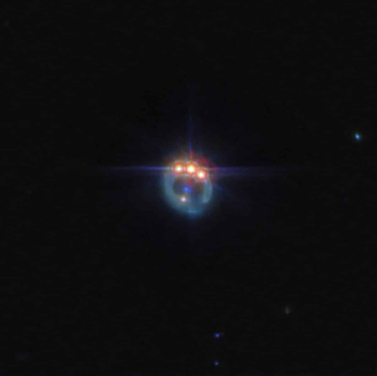 Квазар RX J1131-1231 / © ESA / Webb, NASA & CSA, A. Nierenberg 