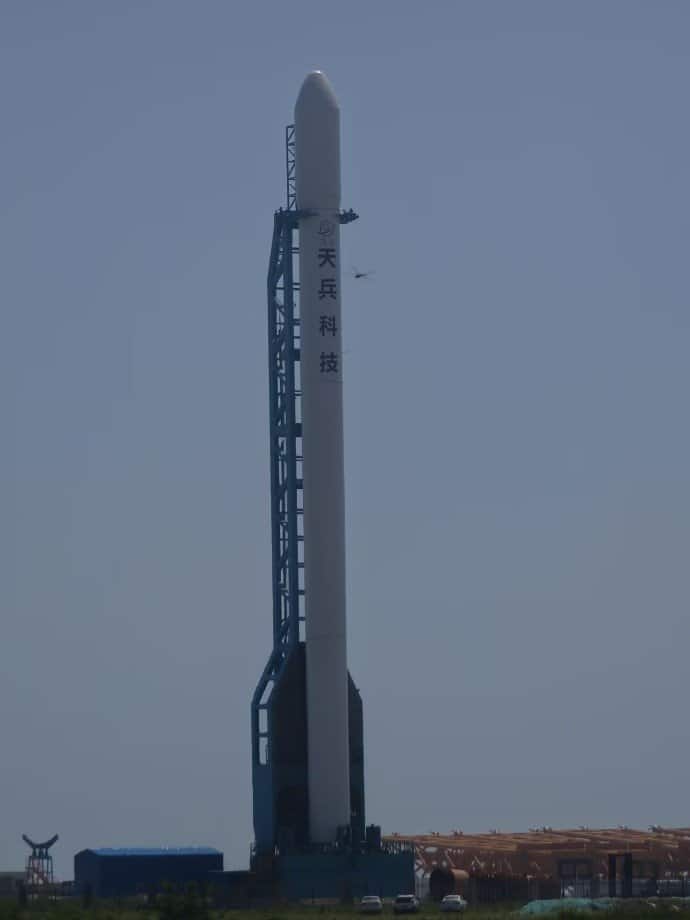 Ракета «Тяньлун-3» на стартовой площадке / © Weibo