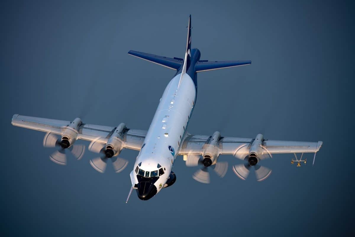 Специализированный самолет погодной разведки Lockheed WP-3D Orion / © Scott Slocum