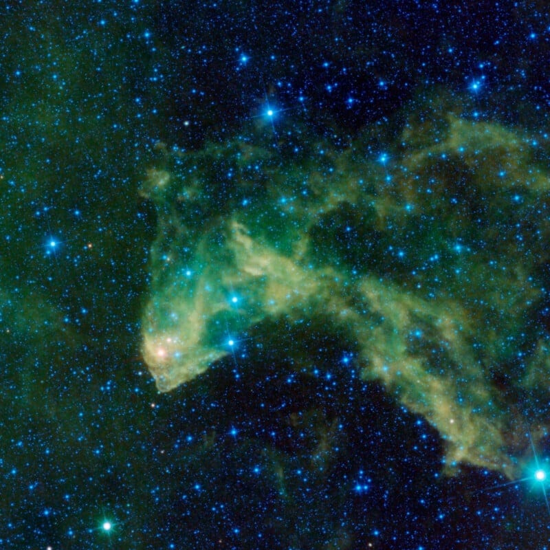 Туманность Геккон (LBN437)  / © NASA / JPL-Caltech / IPAC