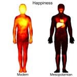 В какой части тела человек ощущает эмоции: ученые сравнили современных людей и жителей Месопотамии