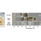 Готовая паста качо-э-пепе и фото соуса при разных температурах / © arXiv (2025). DOI: 10.48550/arxiv.2501.00536