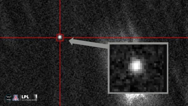 Астероид 2024 YR4 в объективе камеры телескопа Gemini South 7 февраля 2025 года / © Catalina Sky Survey / LPL / Dr. Wierzchos / Bryce Bolin