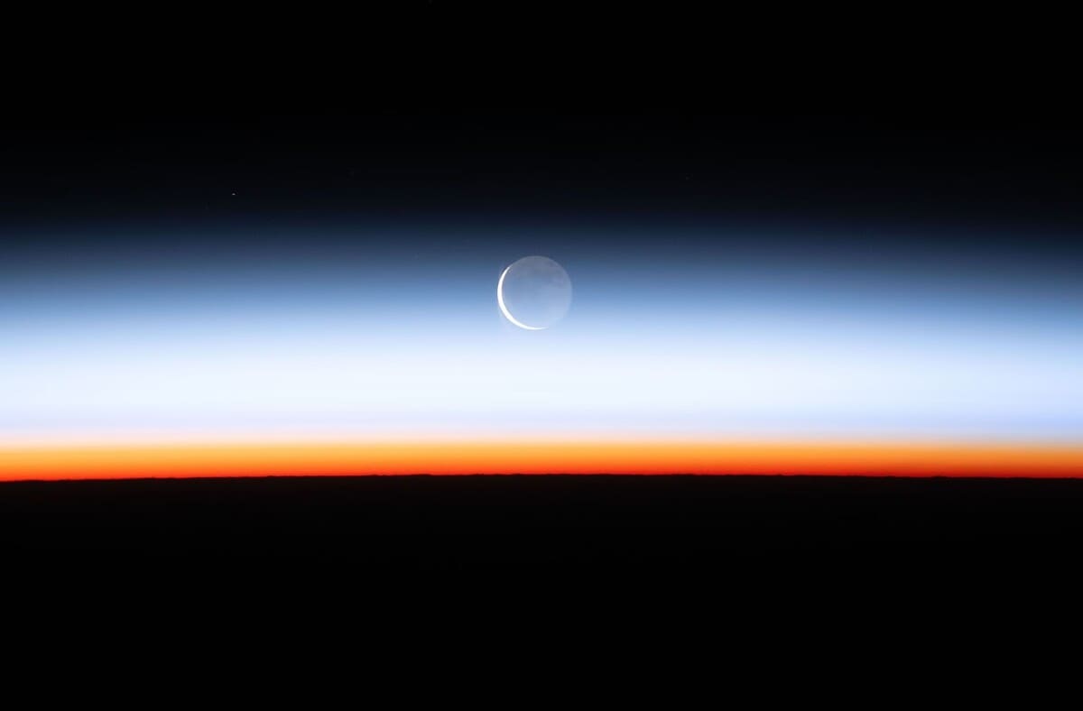 Восход Луны, 29 декабря 2024 г. / © NASA / Don Pettit