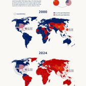 Инфографика: Китай обогнал США в мировой торговле – иллюстрация к материалу на Naked Science