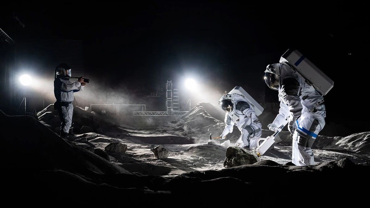 Имитация работы астронавтов на естественном спутнике Земли / © ESA / DLR / M. Diegeler