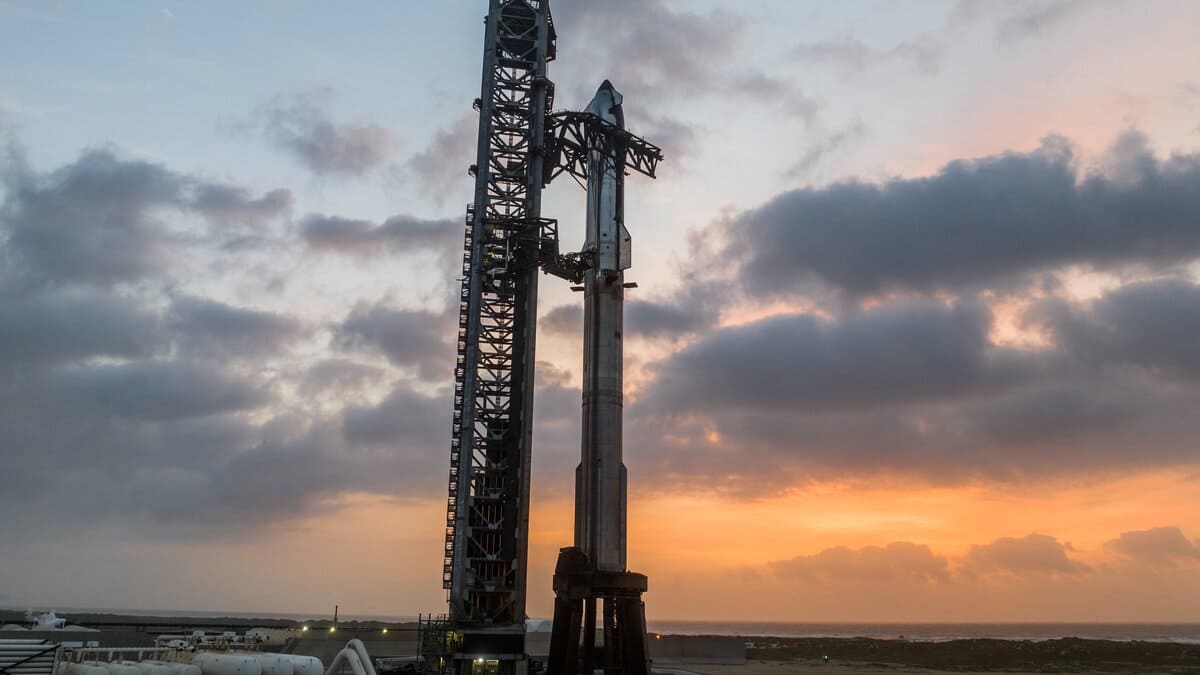 Транспортная система Starship на стартовом комплексе «Звездной базы» SpaceX в Бока-Чика, Техас / © SpaceX