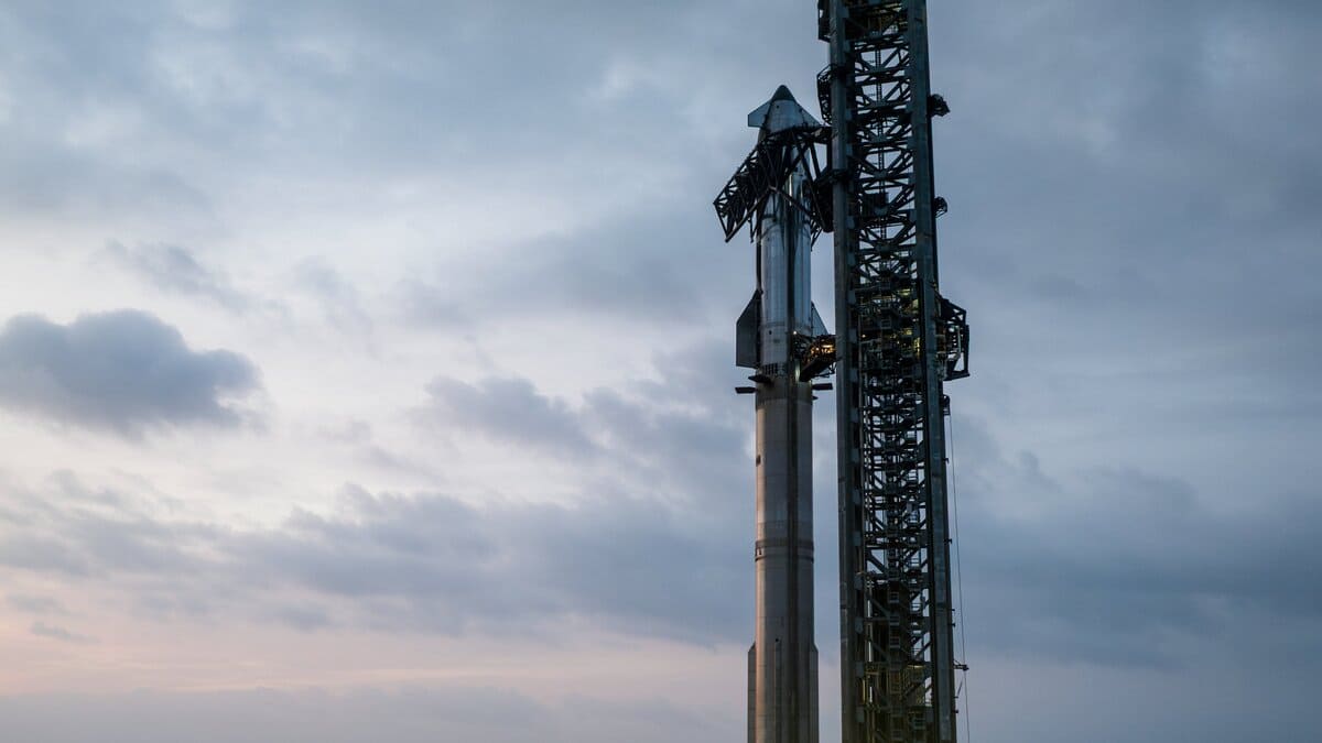 Транспортная система Starship на стартовом комплексе «Звездной базы» SpaceX в Бока-Чика, Техас / © SpaceX