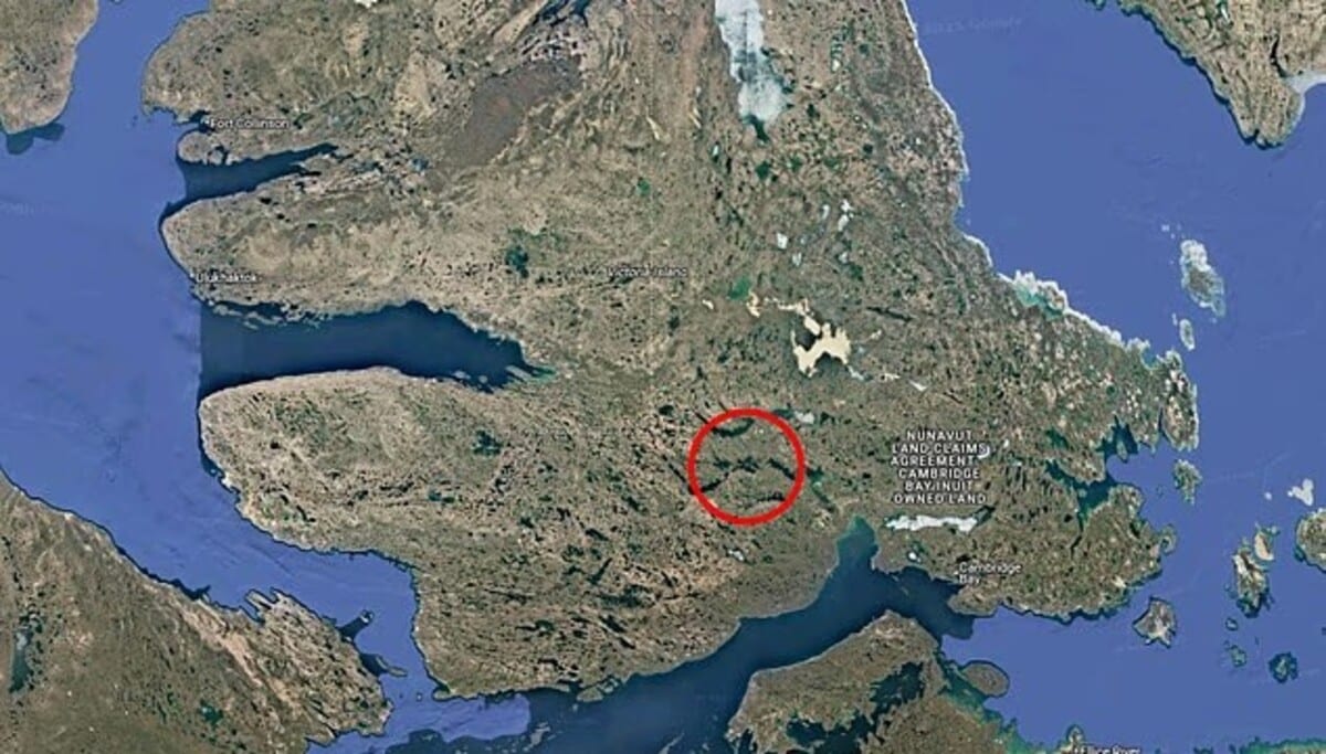 Рекурсивные острова в Канаде/ © Google Maps