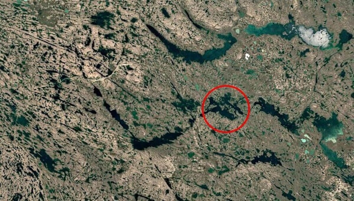 Рекурсивные острова в Канаде/ © Google Maps