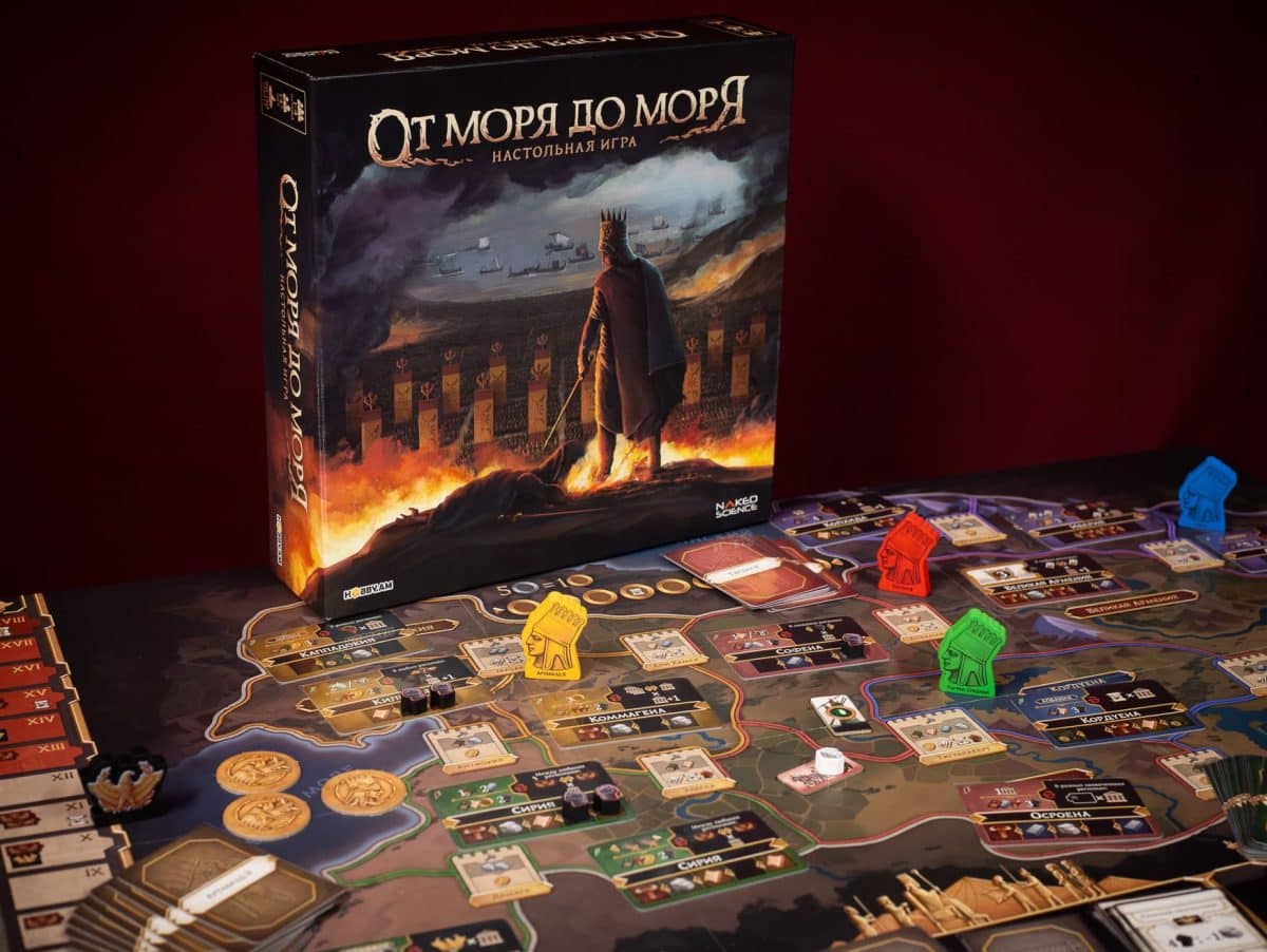 Настольная игра «От моря до моря» / © Hobby.am