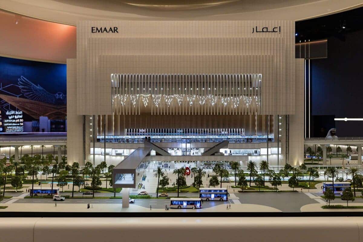 Макет самой высокой в мире станции метро / © Dubai Media Office