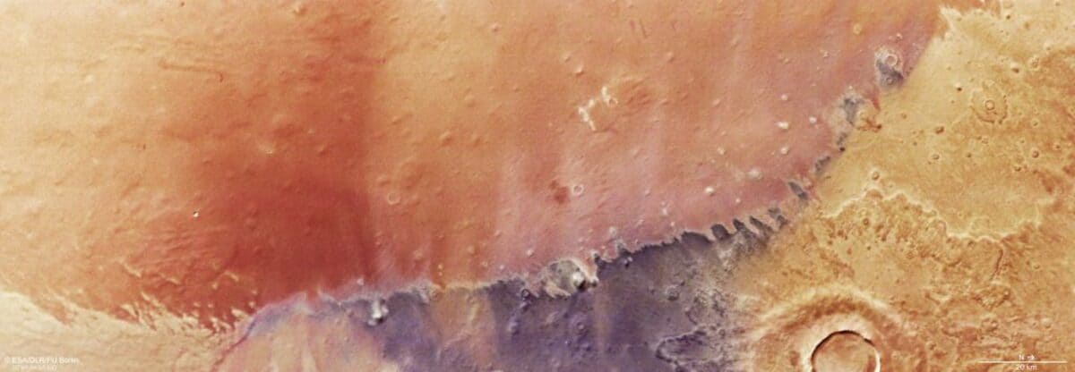 Равнина Аркадия / © ESA / DLR / FU Berlin 