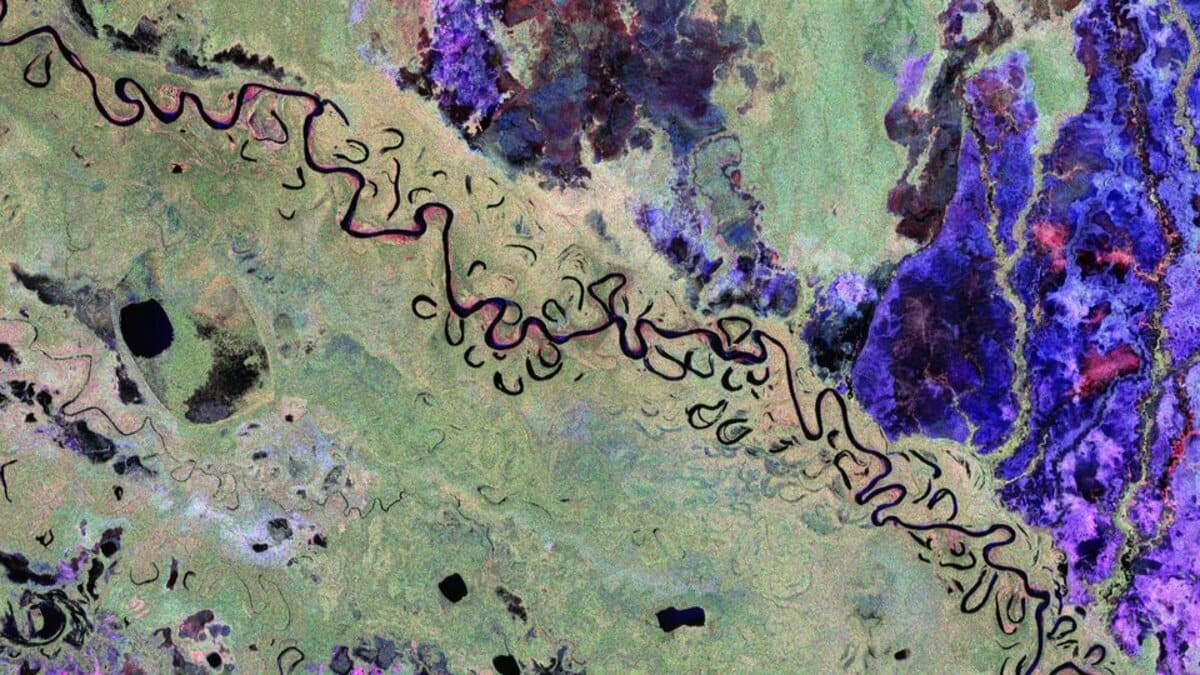 Боливийский лес, изображение спутника Biomass / © ESA