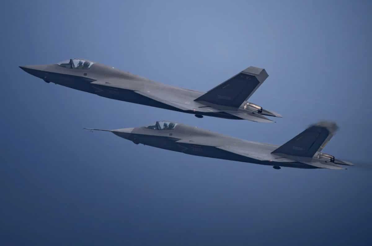 Китайские истребители J-35A / © Weibo