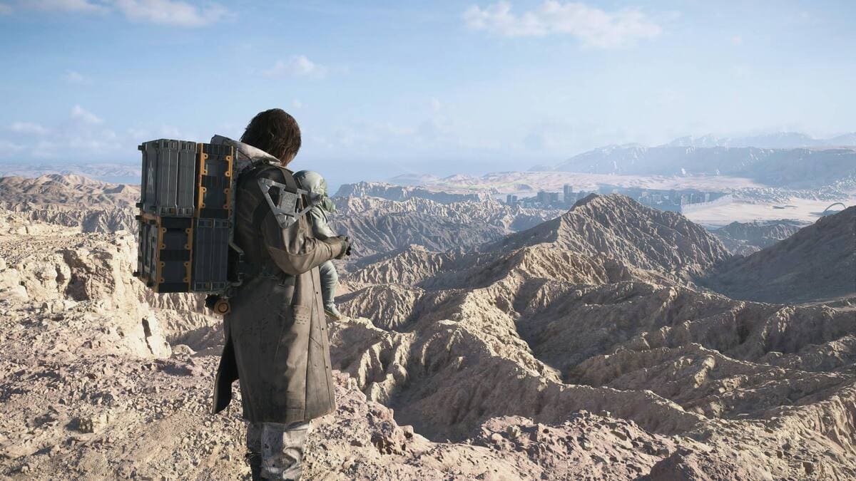 Кадр из игры Death Stranding 2 / © Sony Interactive Entertainment