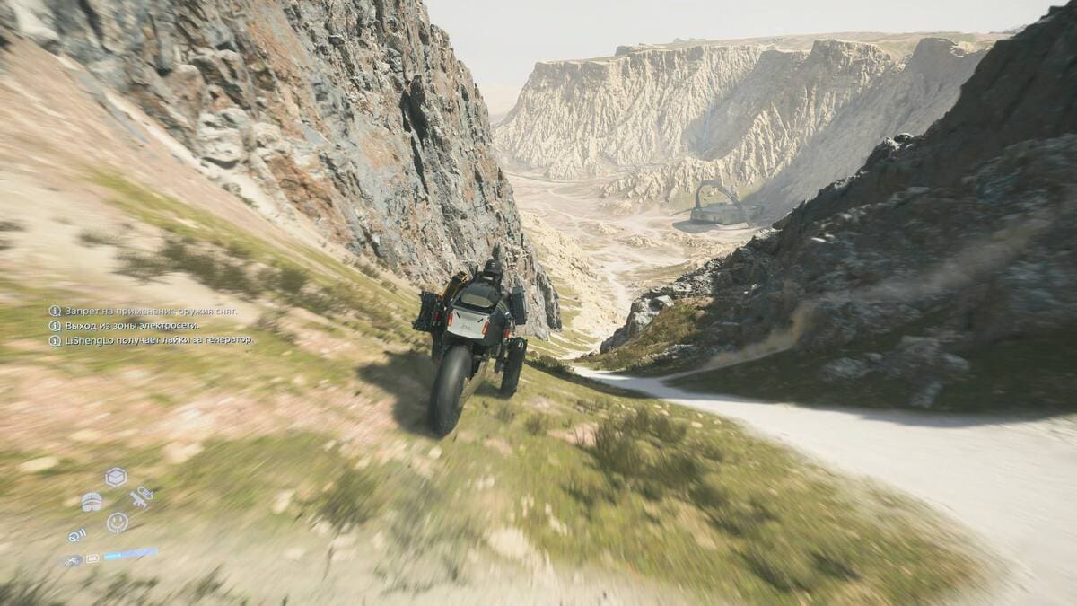 Кадр из игры Death Stranding 2 / © Sony Interactive Entertainment