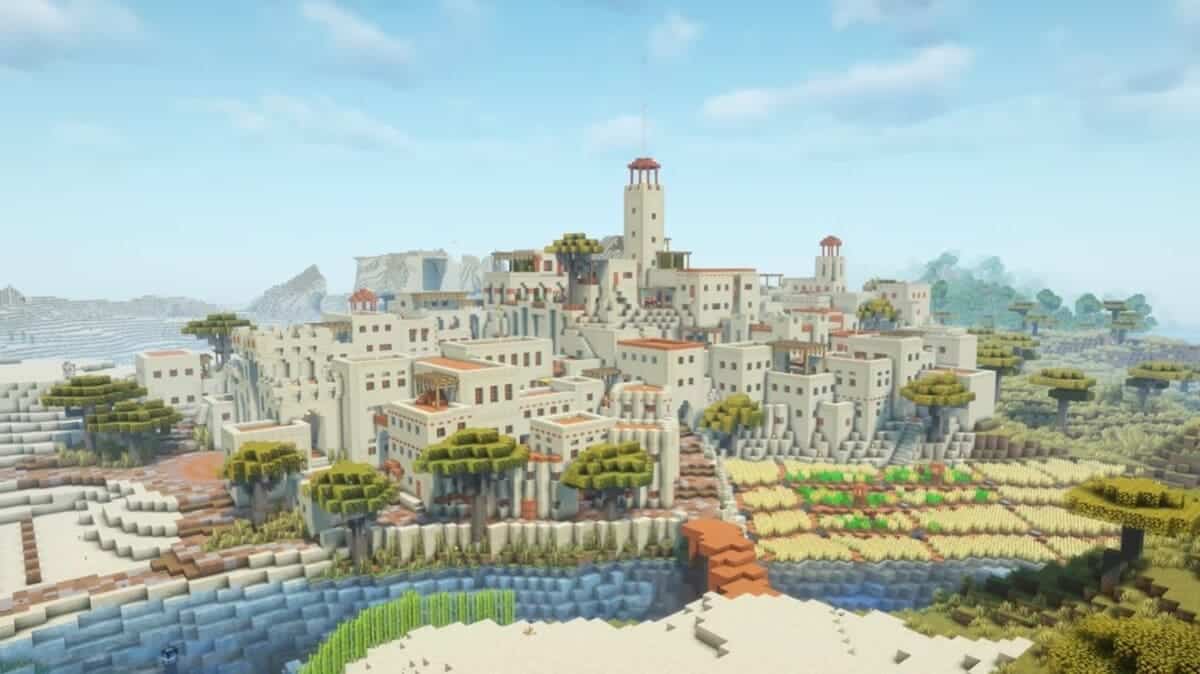 Фанат Minecraft построил масштабный город с высокой детализацией