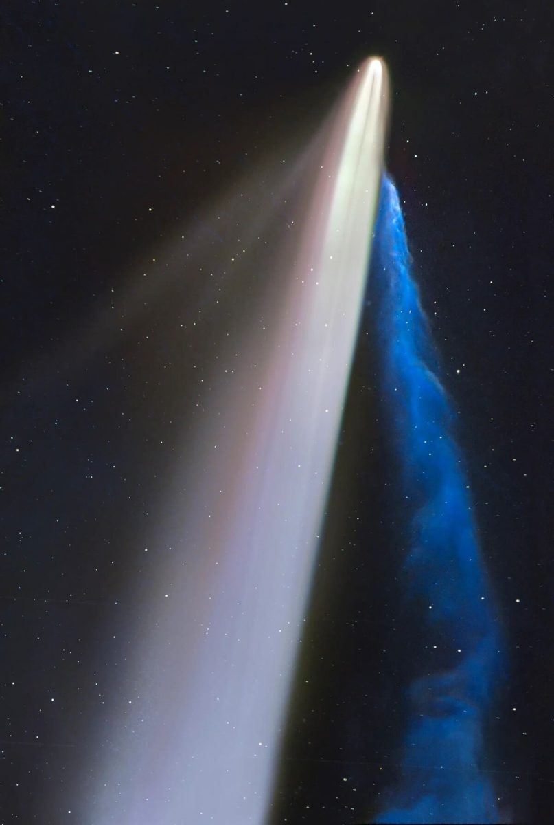 Снимок кометы C/2023 A3 (Tsuchinshan-ATLAS), сделанный в Намибии / © Gerald Rhemann and Michael Jäger