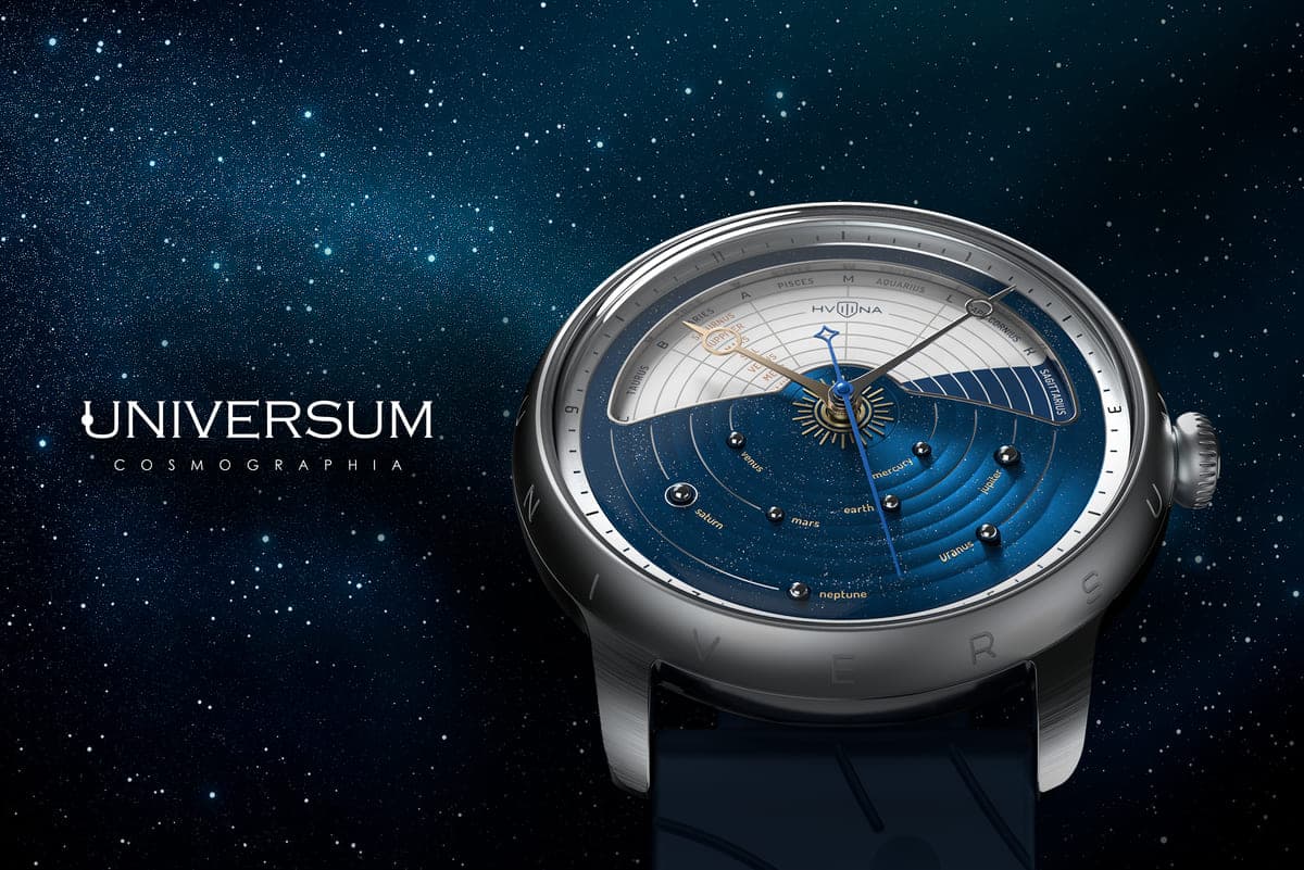 Модель из коллекции Universum Cosmographia с трёхмерным планетарием и GMT-диском / © Hvilina, пресс-служба бренда