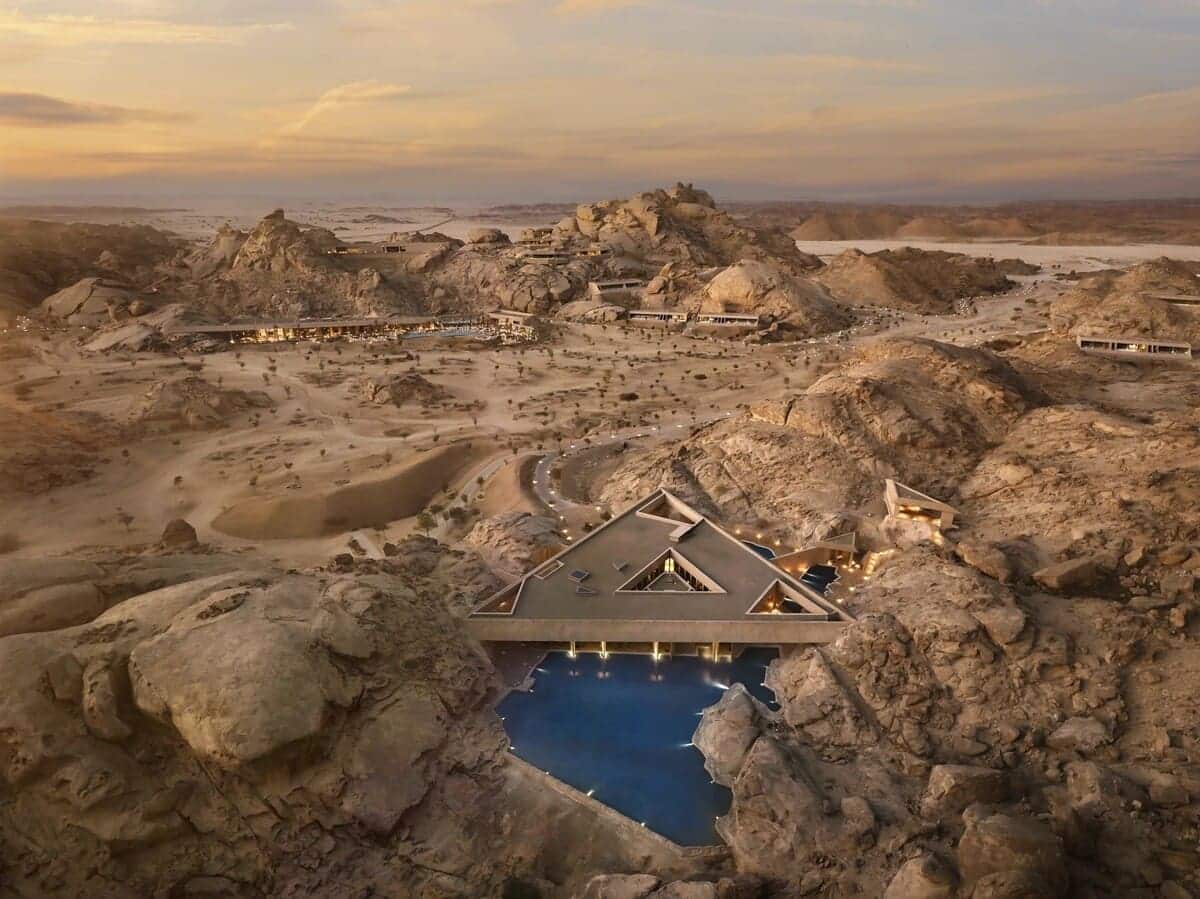 Туристический курорт посреди пустыни в Саудовской Аравии / © John Athimaritis, Courtesy of Red Sea Global