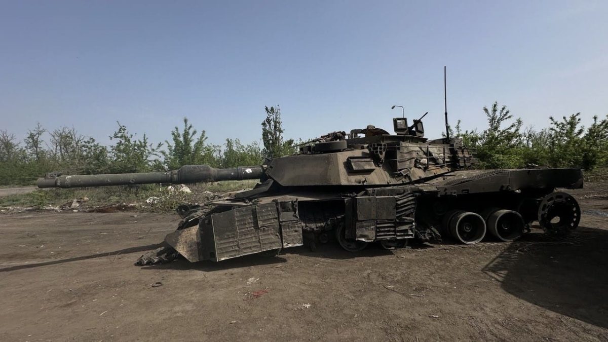 Уничтоженный танк M1 Abrams / © Минобороны России