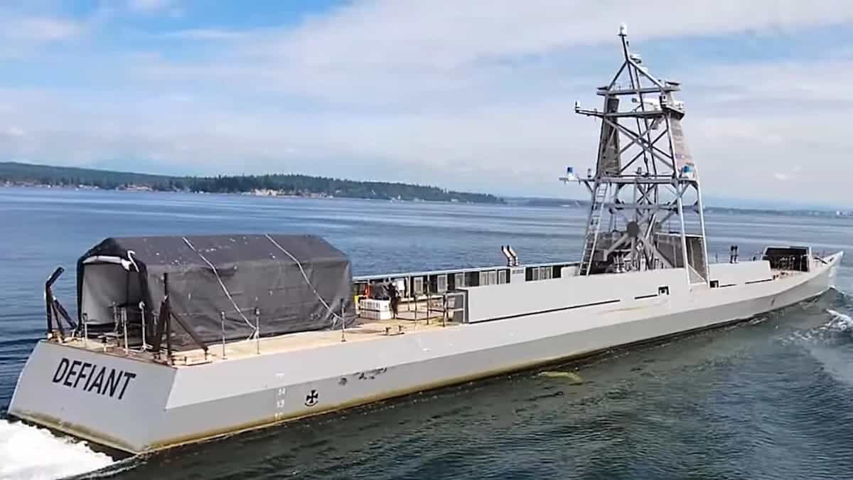 Безэкипажный корабль USX-1 Defiant / © DARPA