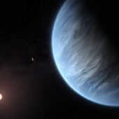 Экзопланета K2-18b в представлении художника