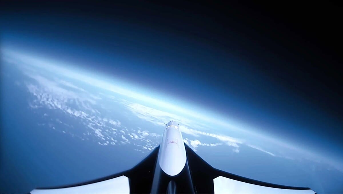 Ракетоплан Aurora в полете / © Dawn Aerospace