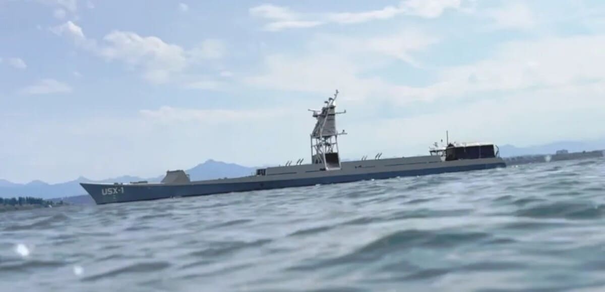 Безэкипажный корабль USX-1 Defiant / © DARPA