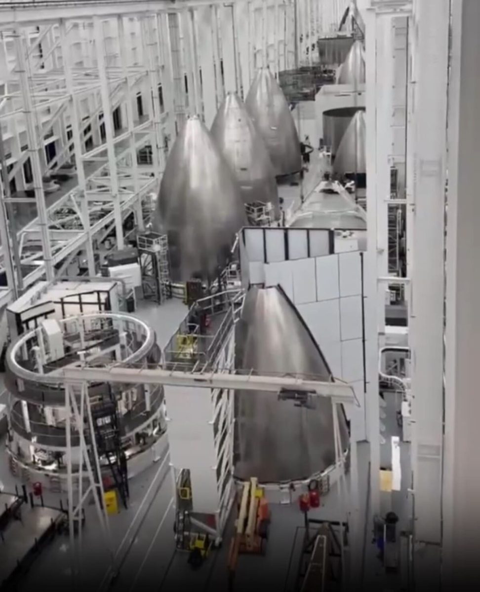 Космический конвейер завода Starfactory / © Elon Musk