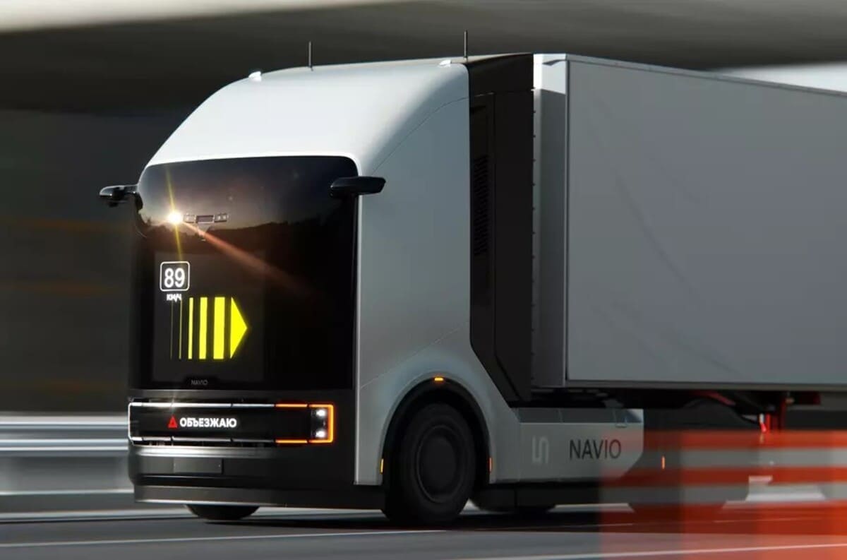 Художественное изображение будущего полностью автономного тягача Navio / © Navio