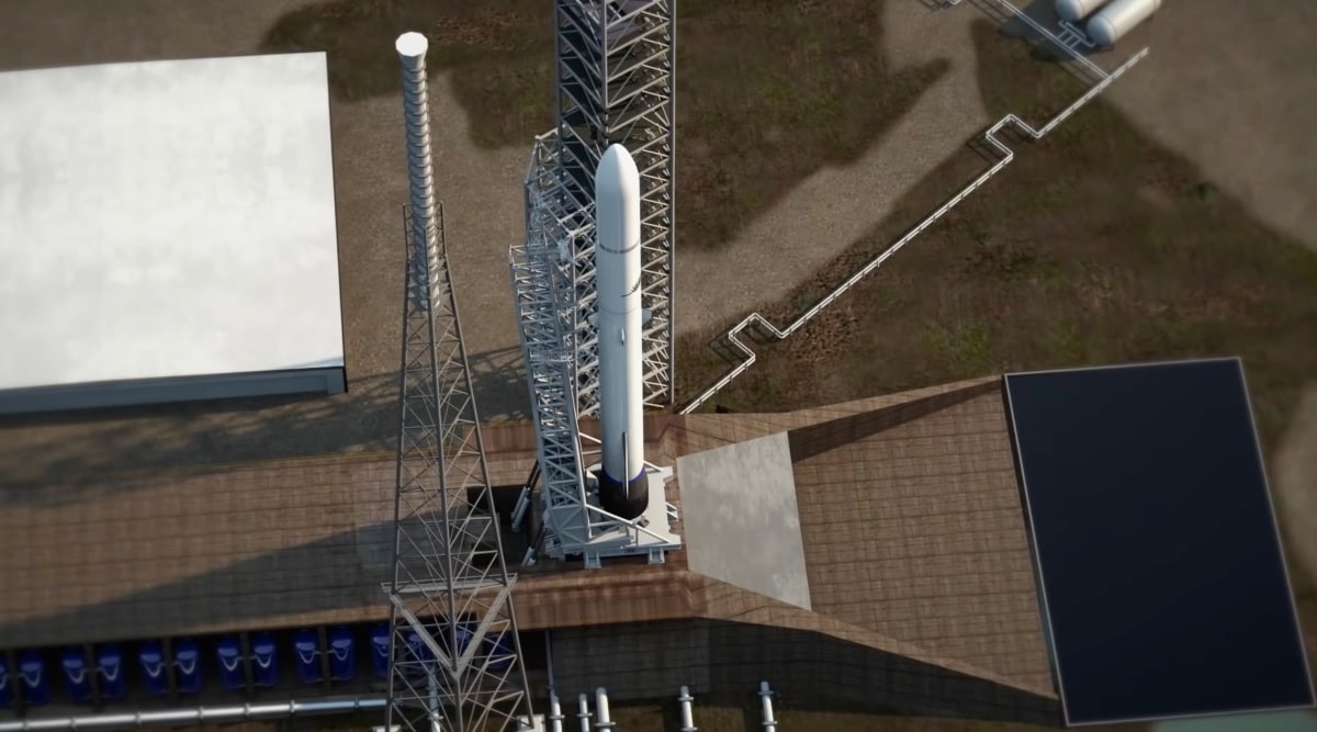Рендер ракеты-носителя New Glenn / © Blue Origin