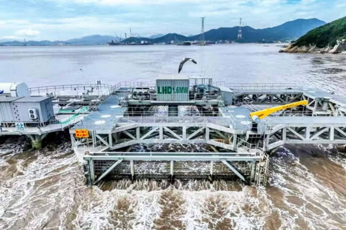 Приливная электростанция LHD Zhoushan / © ChinaScience
