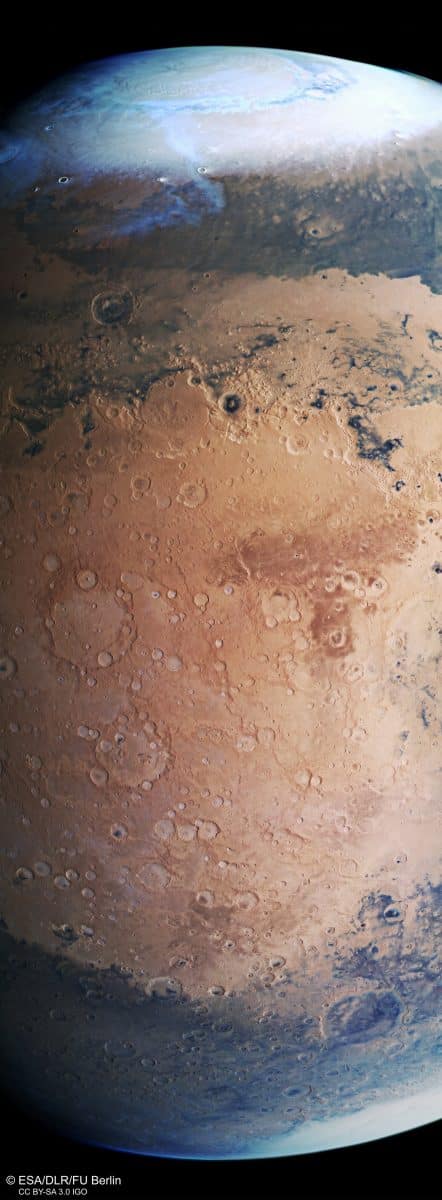 Мозаичное изображение Марса / © ESA/DLR/FU Berlin